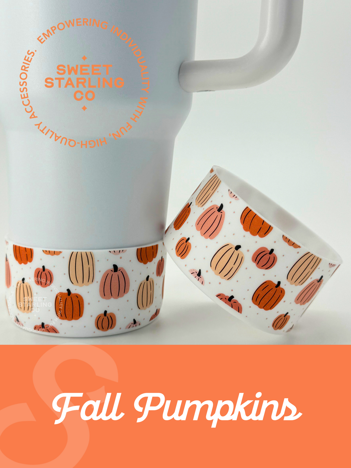 Fall Pumpkins Tumbler Boots