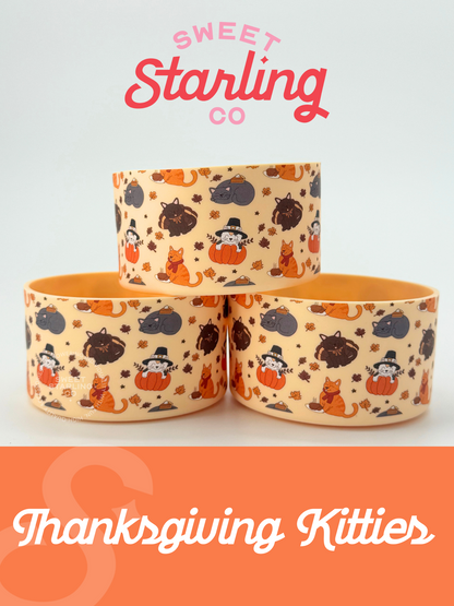 Thanksgiving Kitties Tumbler Boots