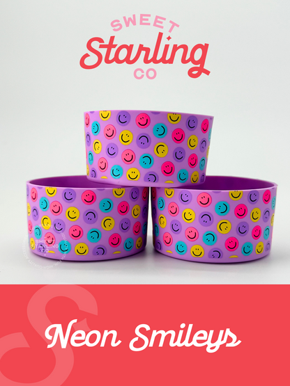 Neon Smileys Tumbler Boot