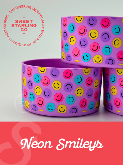 Neon Smileys Tumbler Boot