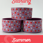 Purple Summer Strawberries Tumbler Boots