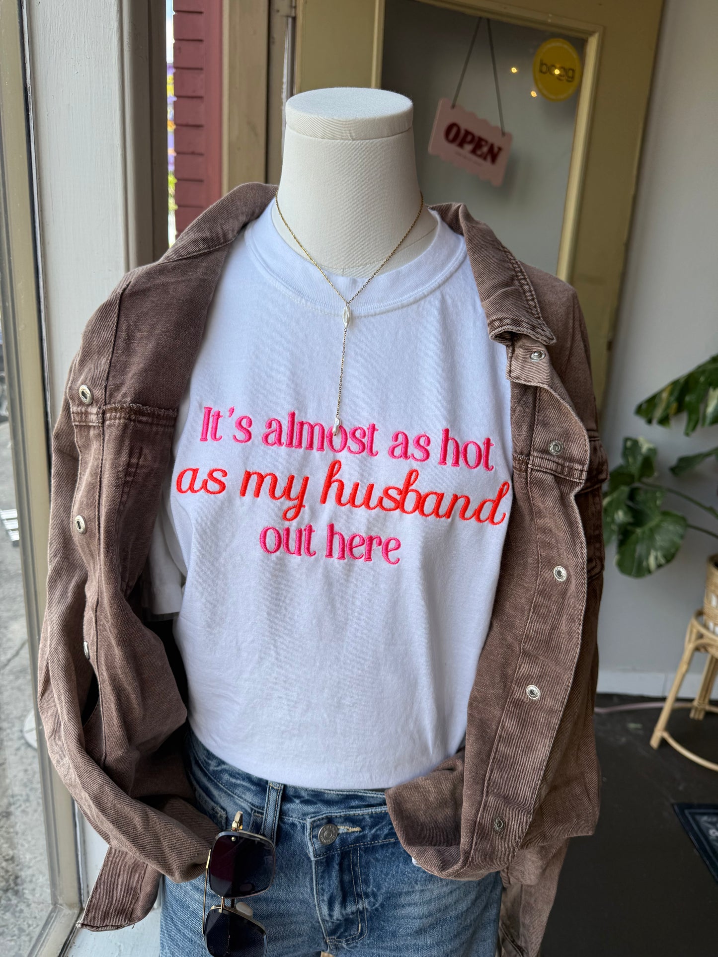 Hot as My Husband Tee