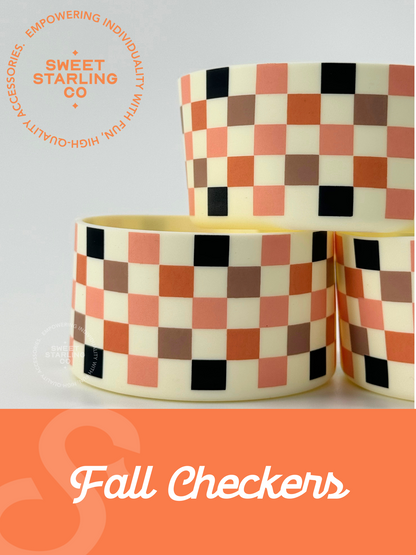 Fall Checkers Tumbler Boots