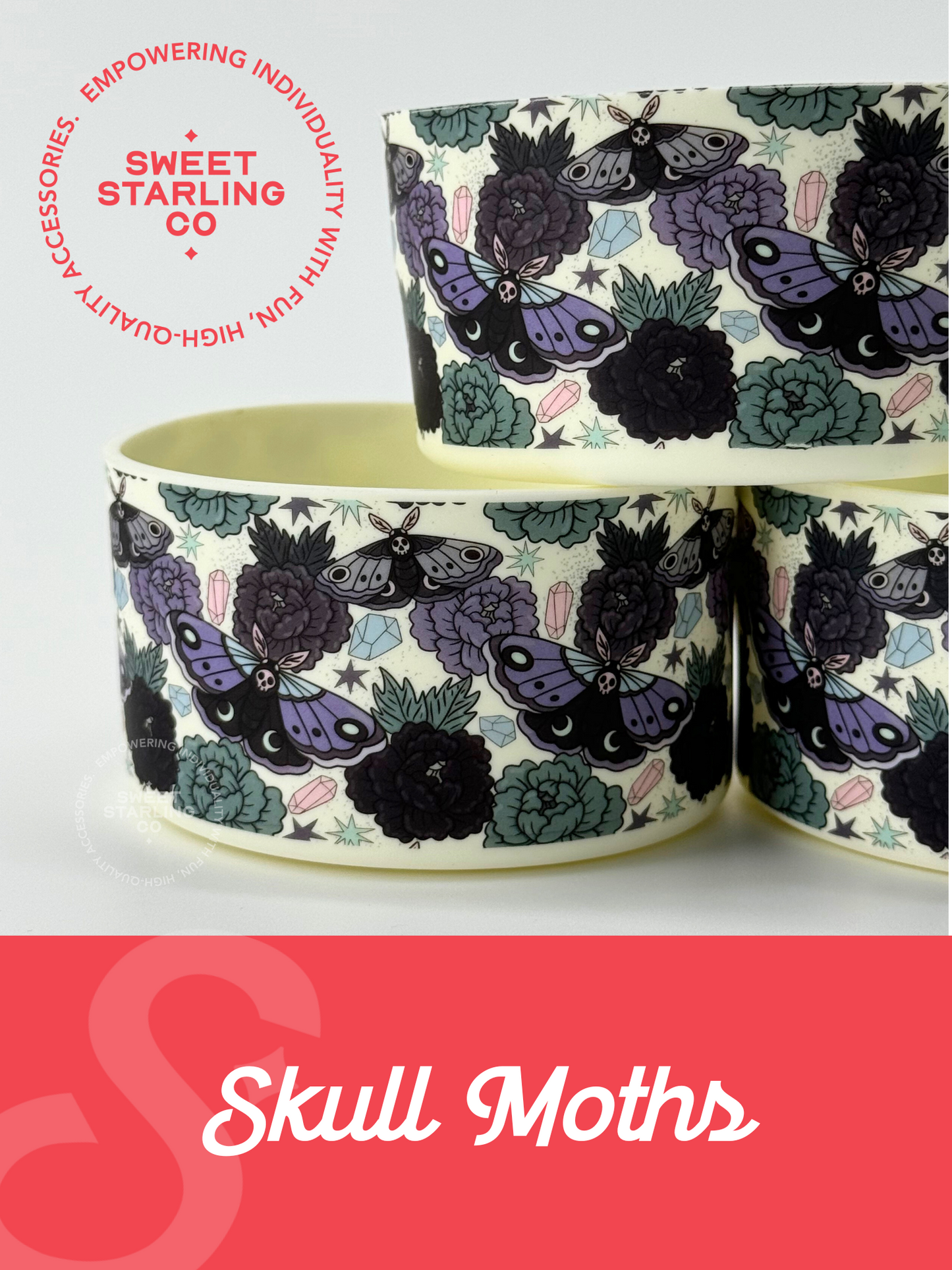 Skull Moths Tumbler Boots