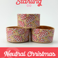 Neutral Christmas Cakes Tumbler Boots