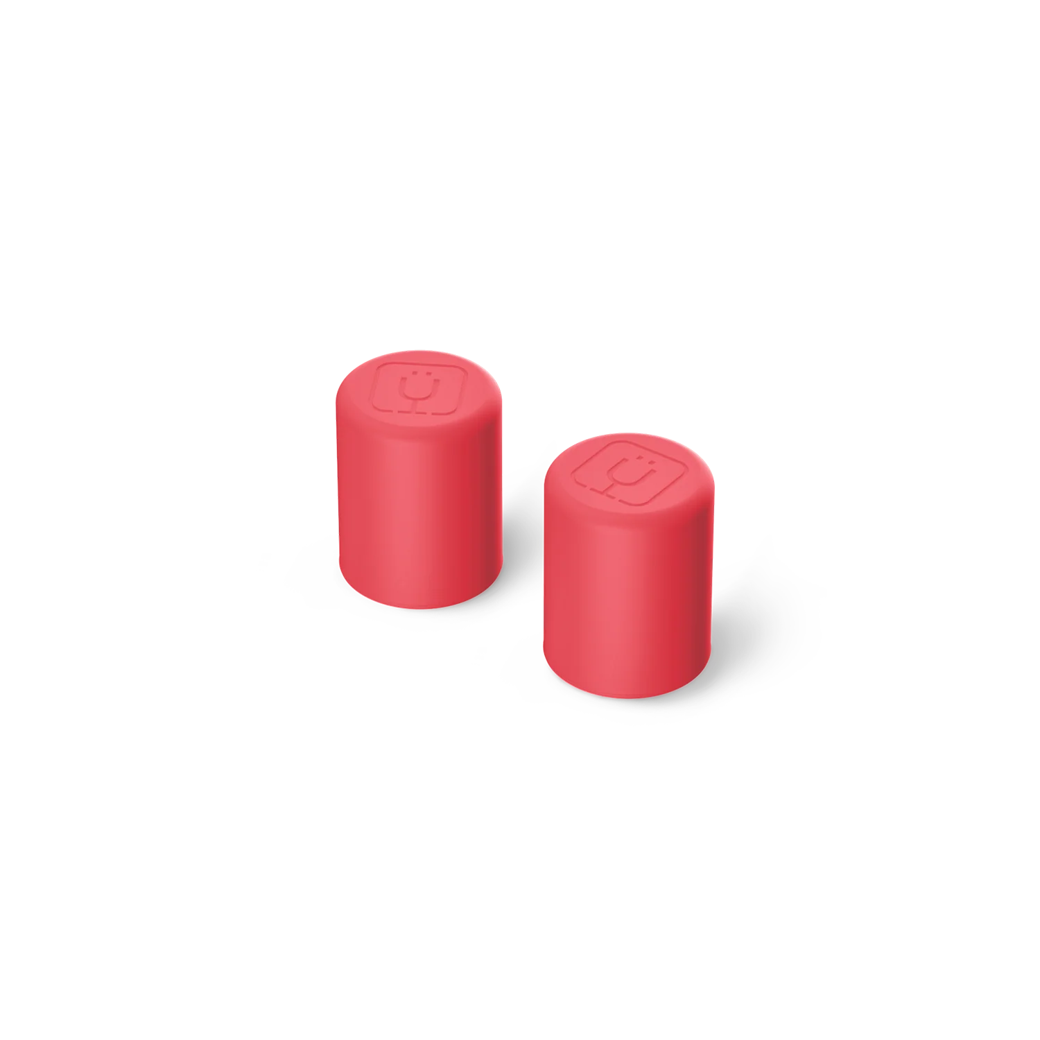 ERA MAGNETIC STRAW COVER | CORAL | 2-PACK