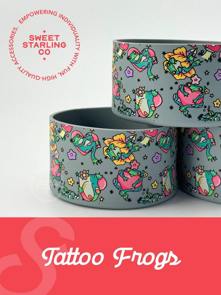 Tattoo Frogs Tumbler Boots