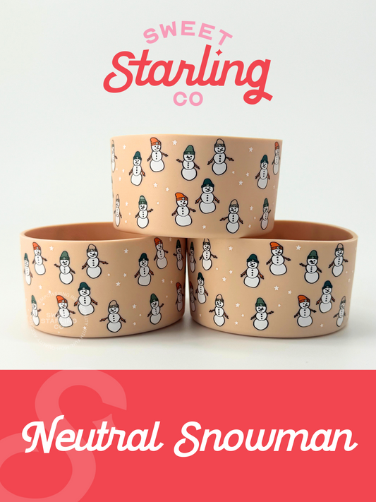 Neutral Snowman Tumbler Boots