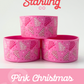 Pink Christmas Cakes Tumbler Boots