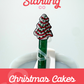 Christmas Cakes Straw Topper