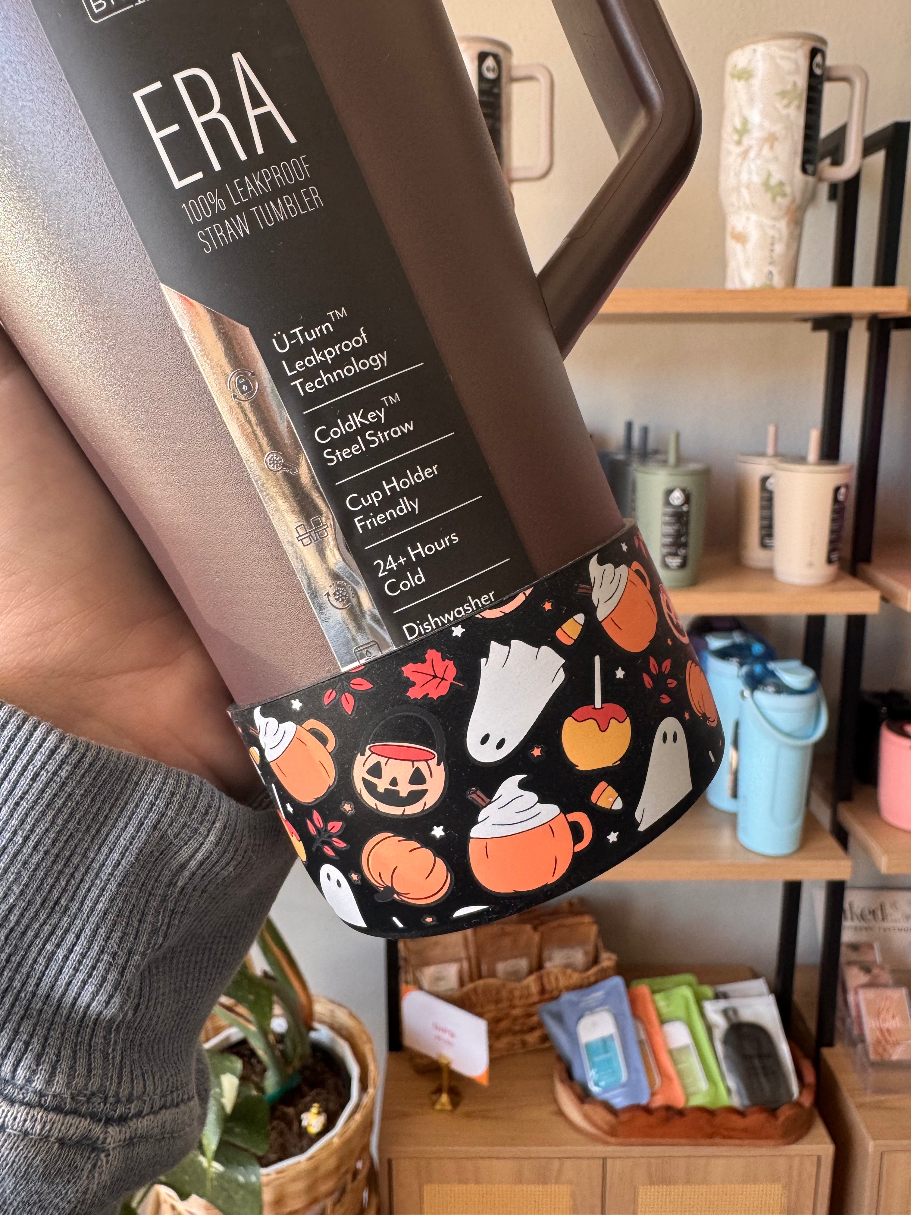 Spooky Candy Ghosts Tumbler Boots