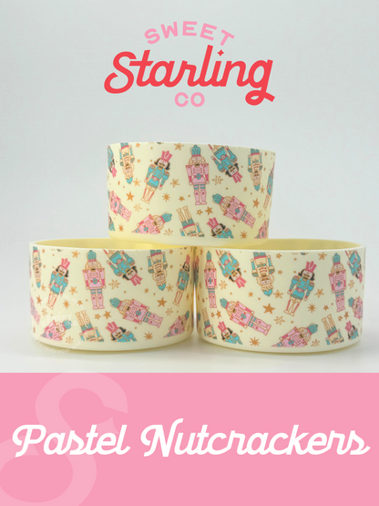 Pastel Nutcrackers Tumbler Boots