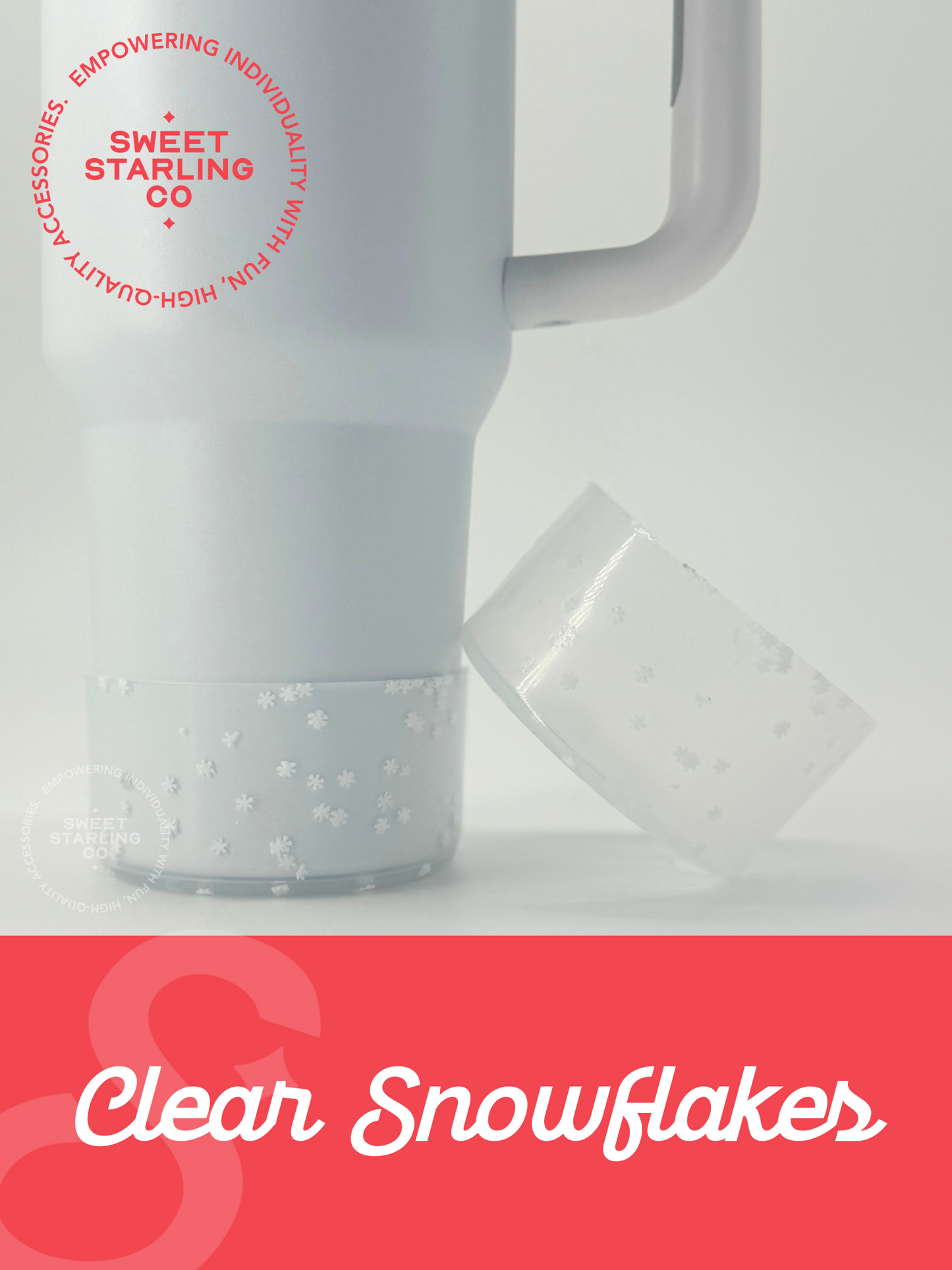 Clear Snowflakes Tumbler Boots