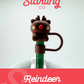 Reindeer Straw Toppers