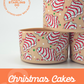 Neutral Christmas Cakes 7cm Mini Tumbler Boots