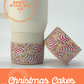 Neutral Christmas Cakes 7cm Mini Tumbler Boots