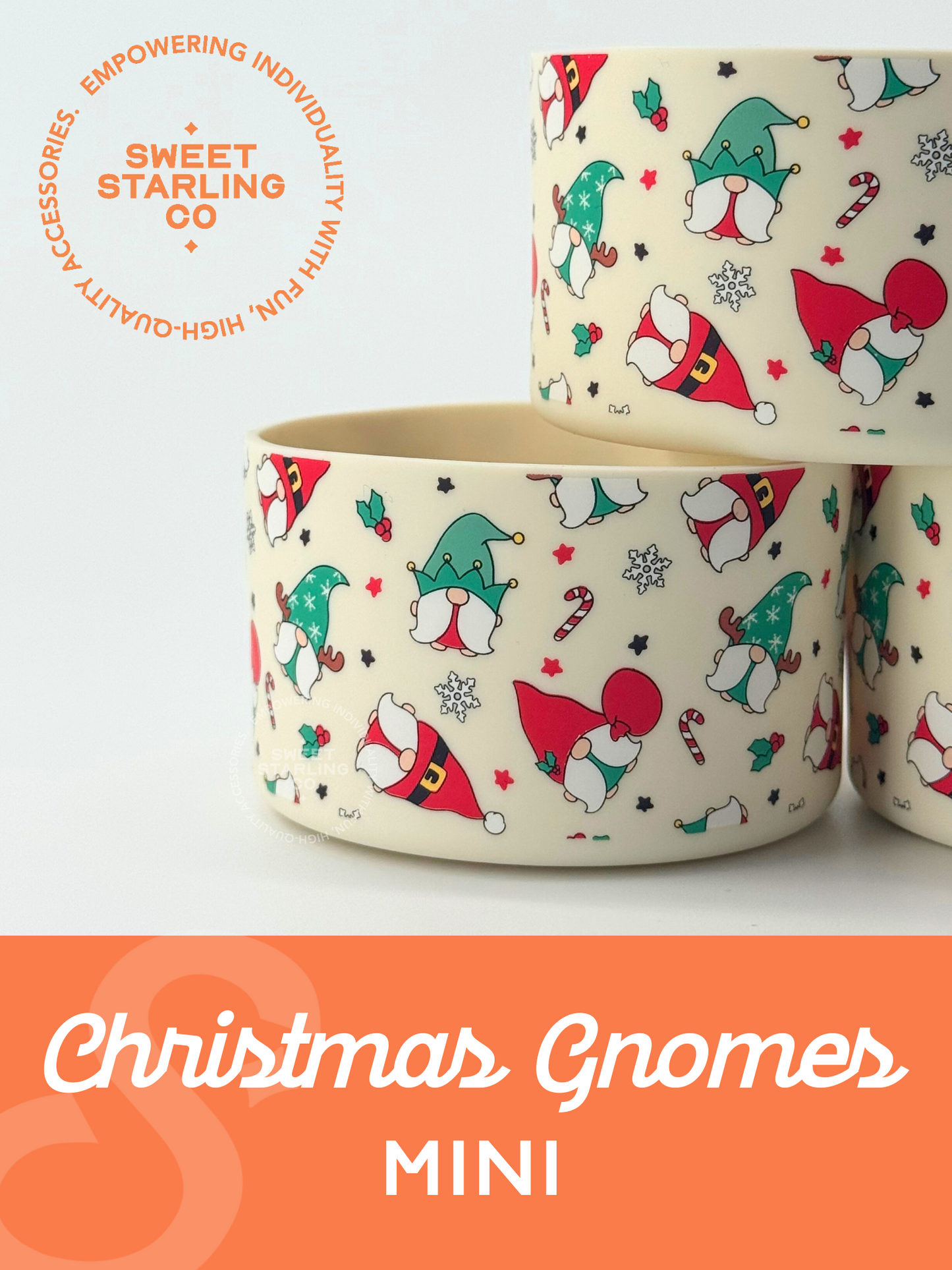 Christmas Gnomes 7cm Mini Tumbler Boots