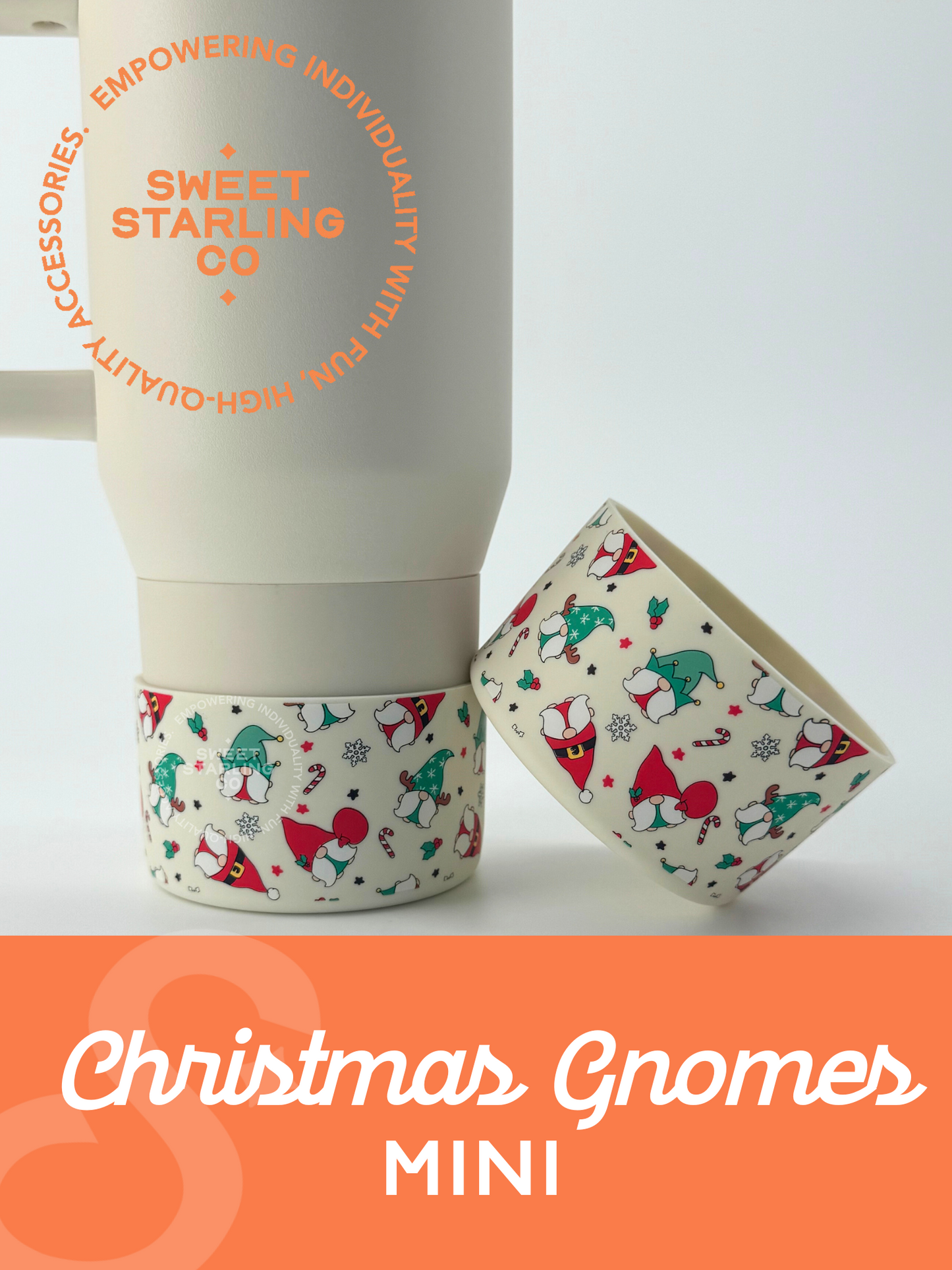 Christmas Gnomes 7cm Mini Tumbler Boots