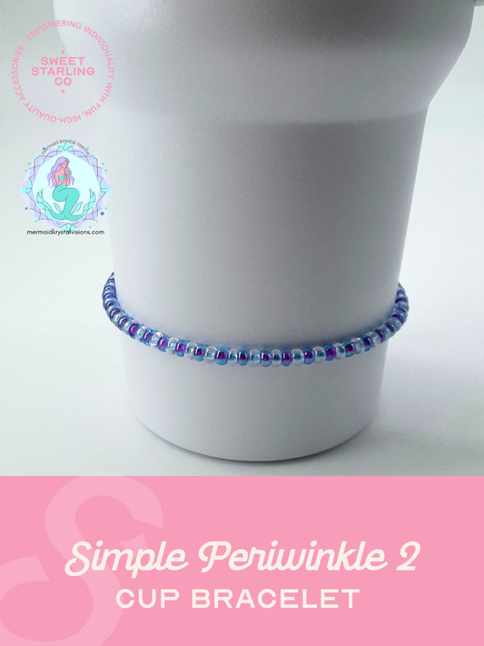 Simple Periwinkle 2 Cup Bracelet