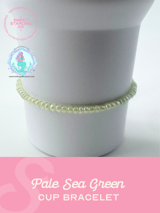 Pale Sea Green Cup Bracelet