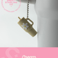 Mini Cup Charm- Cream