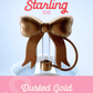 The Starling Straw Topper- Dusted Gold