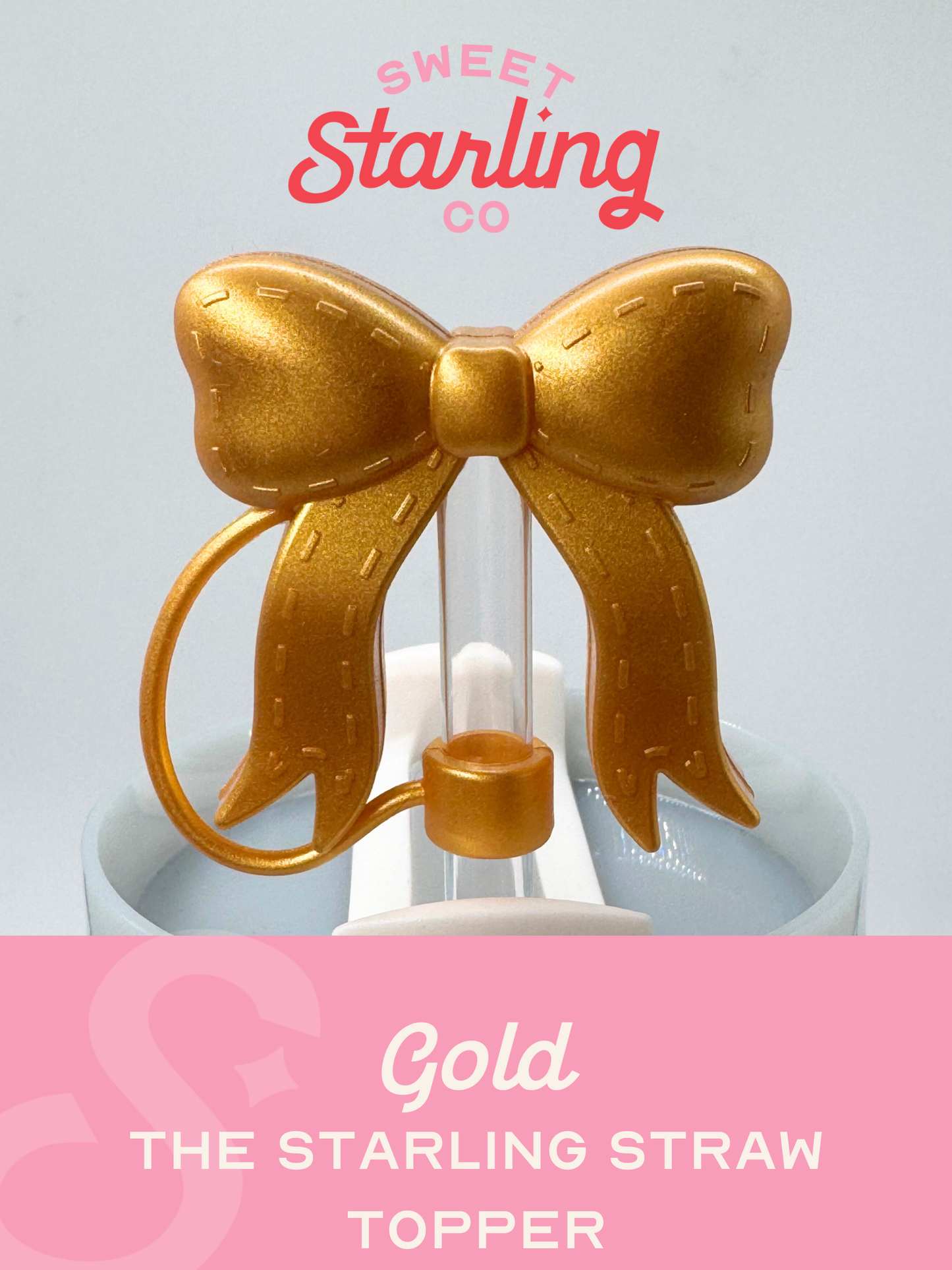 The Starling Straw Topper- Gold