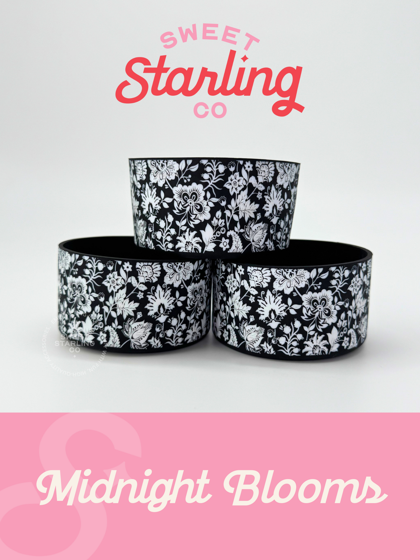 Midnight Blooms Tumbler Boots