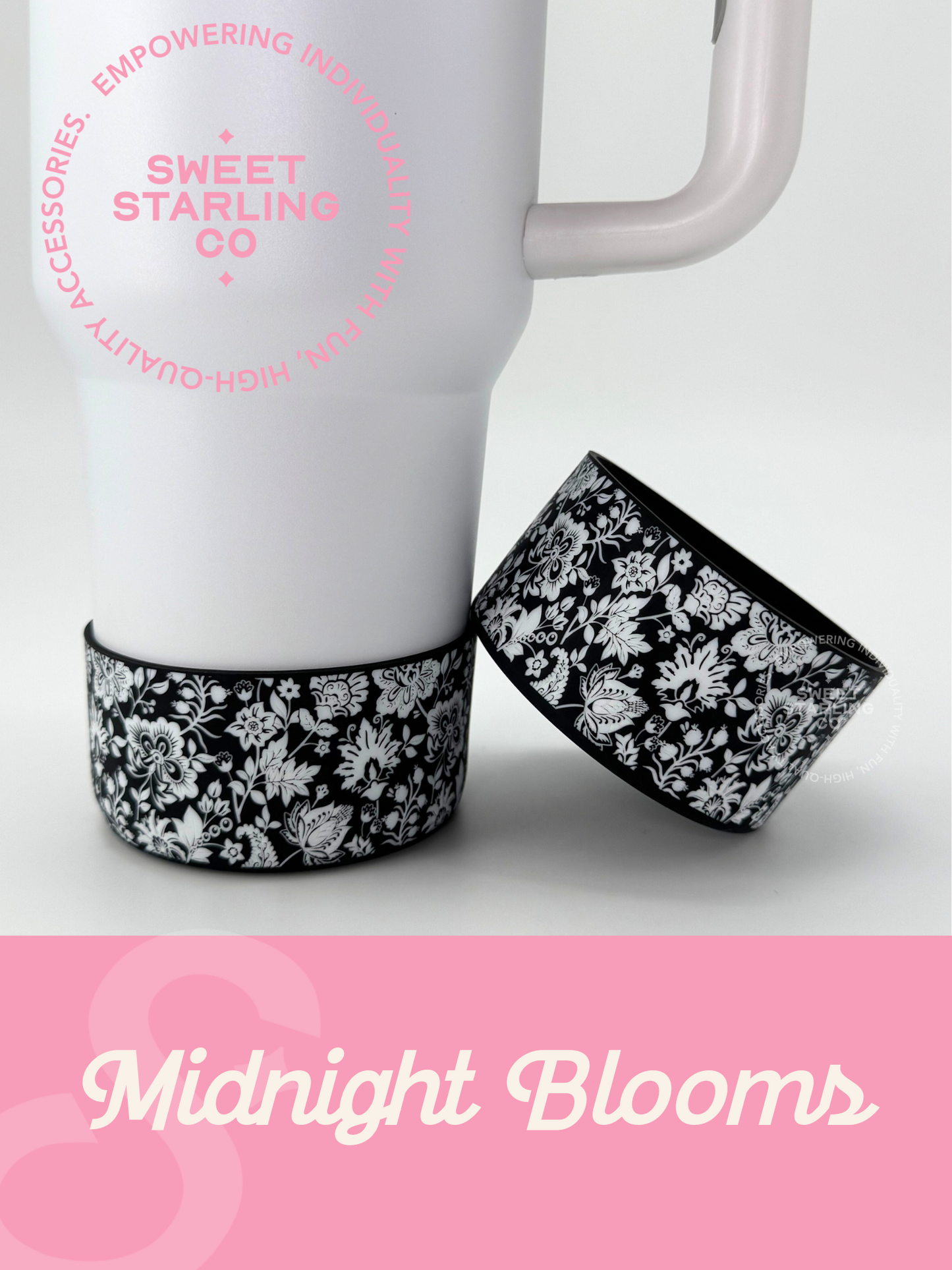 Midnight Blooms Tumbler Boots