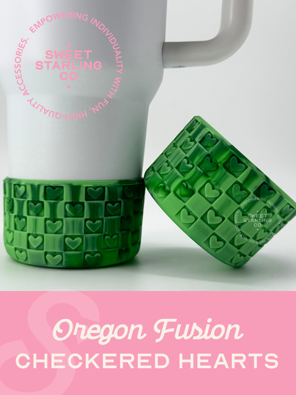 Checkered Hearts Tumbler Boots: Oregon Fusion