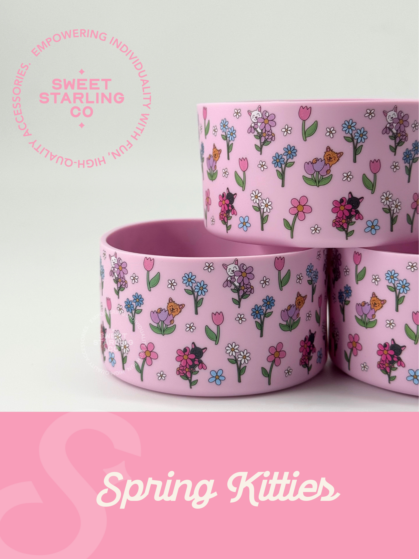 Spring Kitties Tumbler Boots
