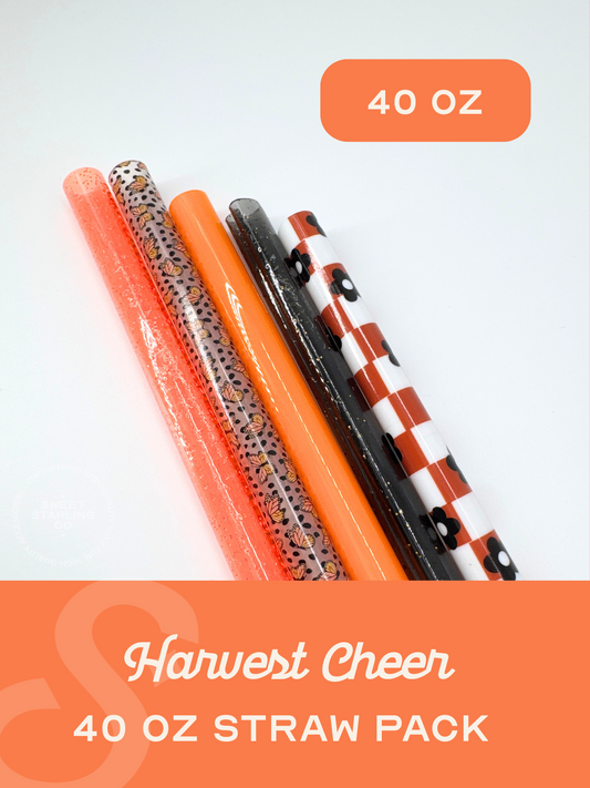 Harvest Cheer 40 oz Straw Pack