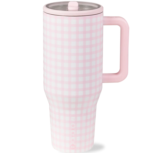 HydroJug Traveler- 40 oz Pink Gingham