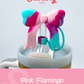 The Starling Straw Topper- Pink Flamingo