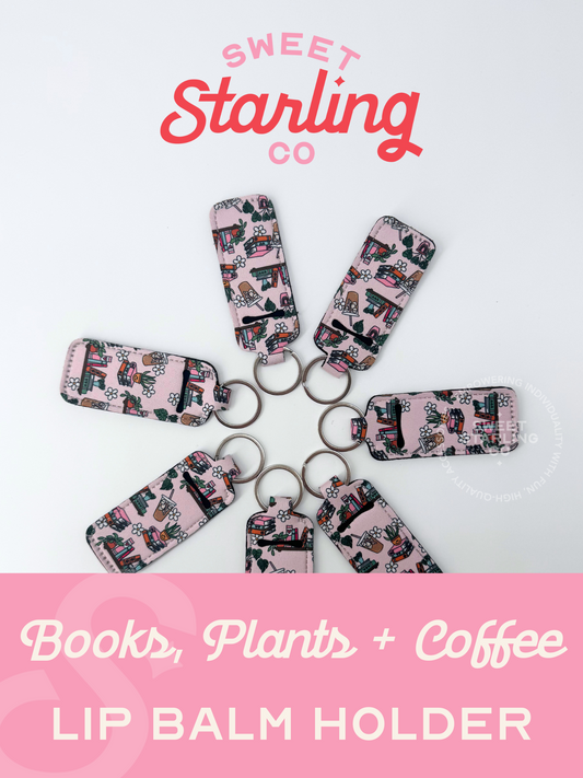 Books, Plants + Coffee Lip Balm Holder