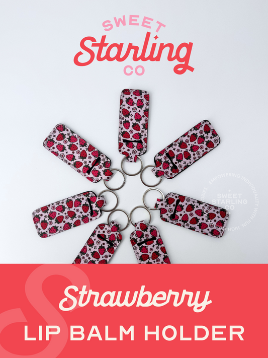 Strawberry Lip Balm Holder