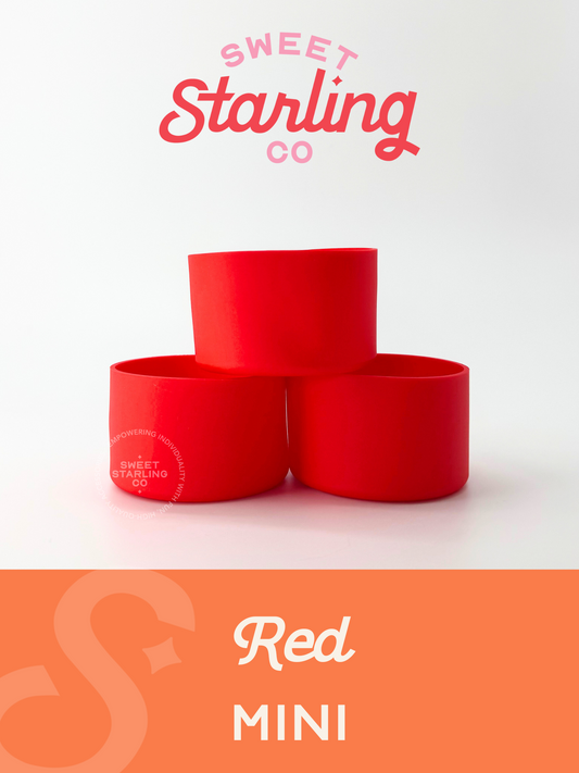 7cm Mini Red Tumbler Boots