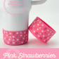 Pink Strawberries 7cm Mini Tumbler Boots