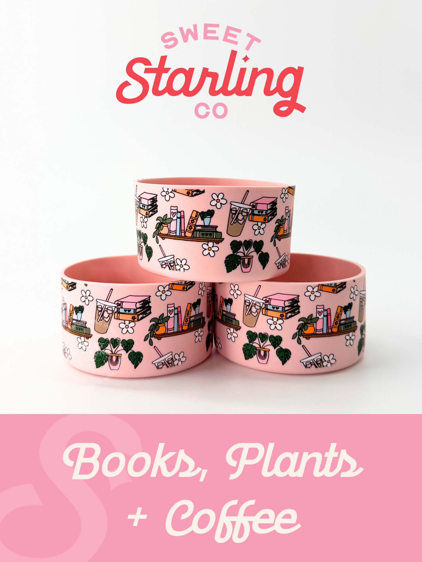 Books, Plants + Coffee Tumbler Boots