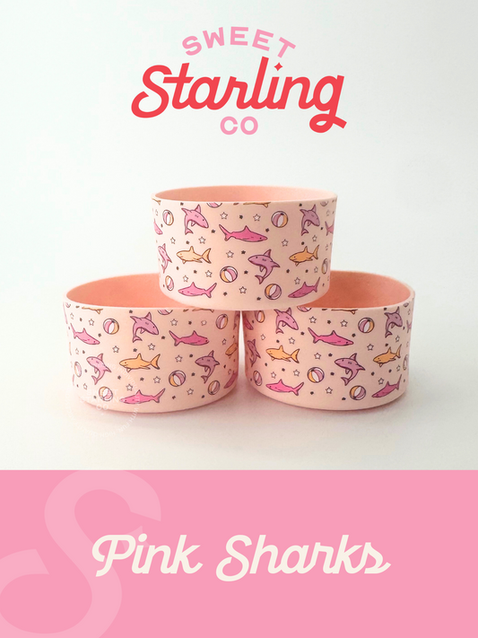 Pink Sharks Tumbler Boots