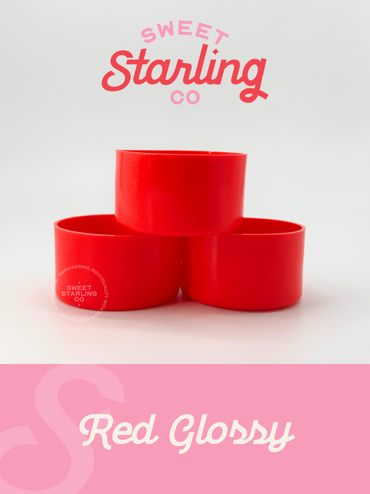 Red Glossy Tumbler Boots