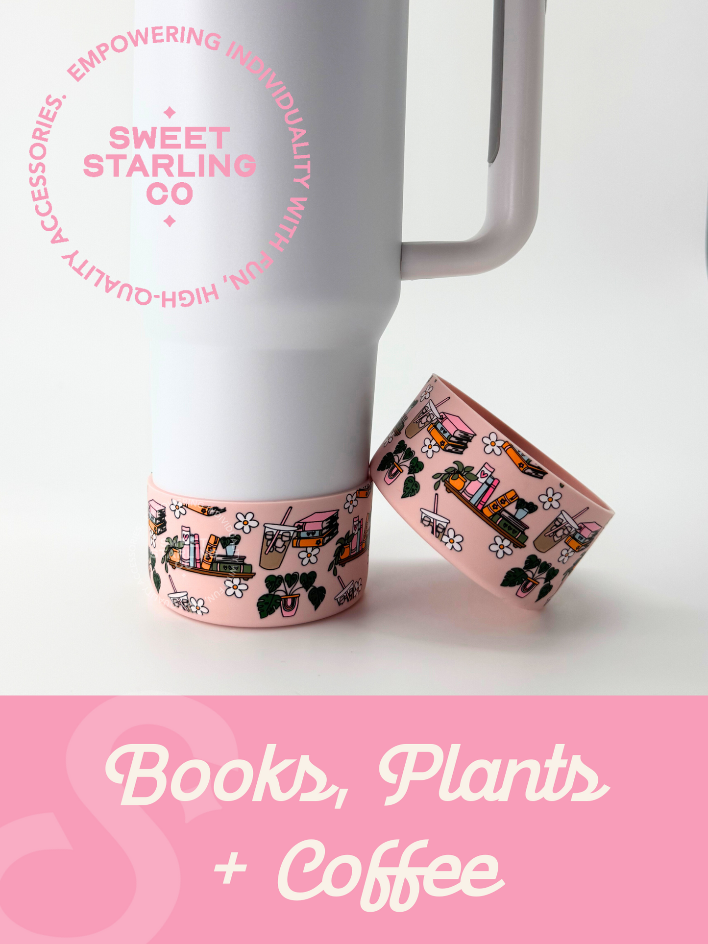 Books, Plants + Coffee Tumbler Boots