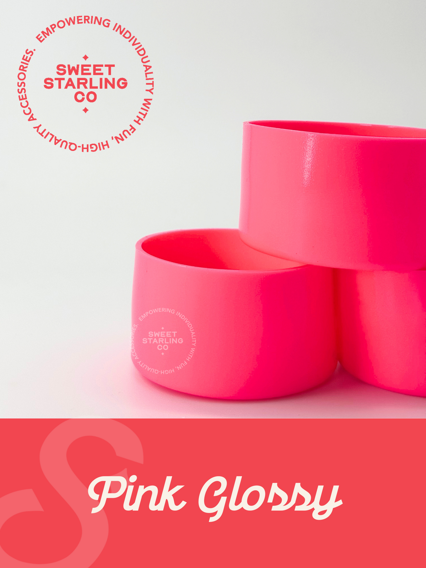 Pink Glossy Tumbler Boots