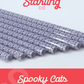 Spooky Cats 40 oz Reusable Straws- Wide Fit