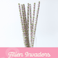 Alien Ivaders 30 oz Reusable Straws- Wide Fit