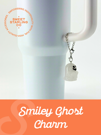 Smiley Ghost Charm