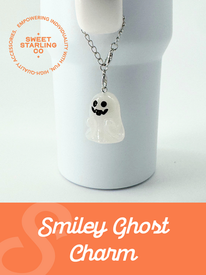 Smiley Ghost Charm
