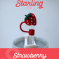 Strawberry Straw Toppers