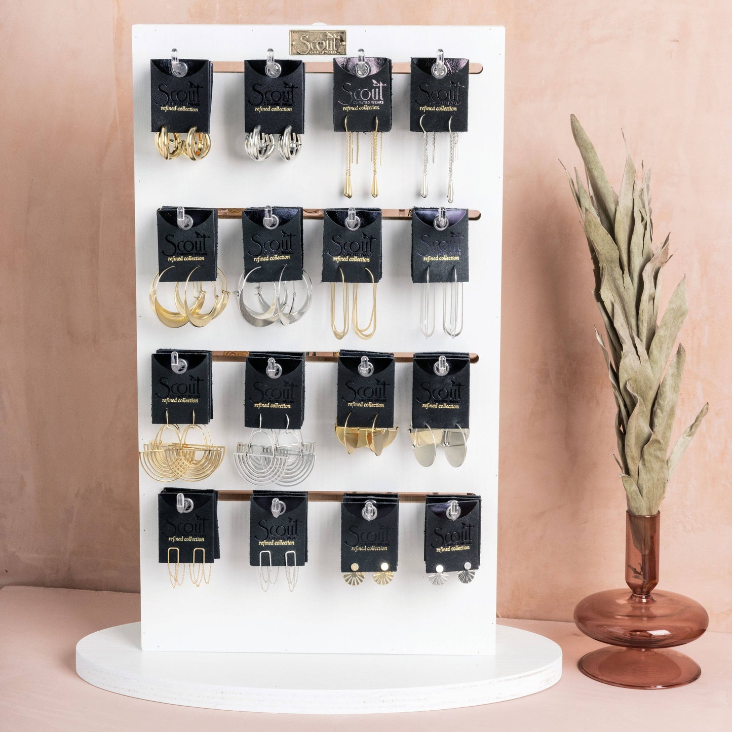 Refined Earring Collection - Med Stellar Hoop/Gold Vermeil