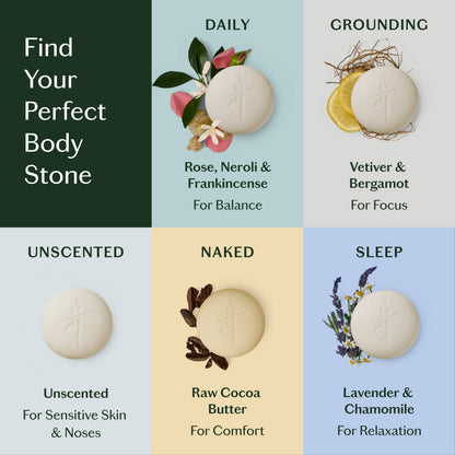 Daily Stone | Deep Moisturizing Lotion Bar: Starter Kit (3.5 oz)